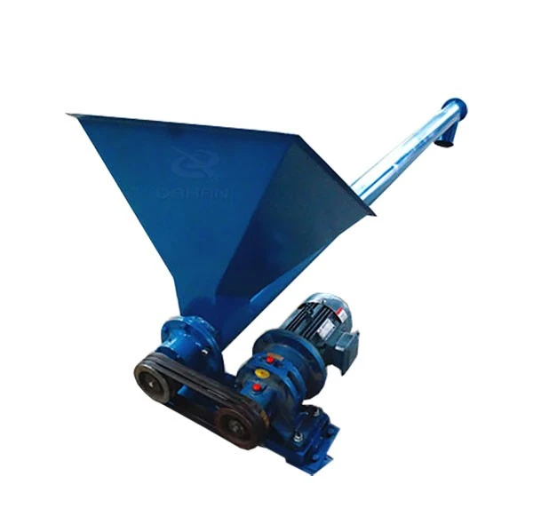90 deg auger conveyor